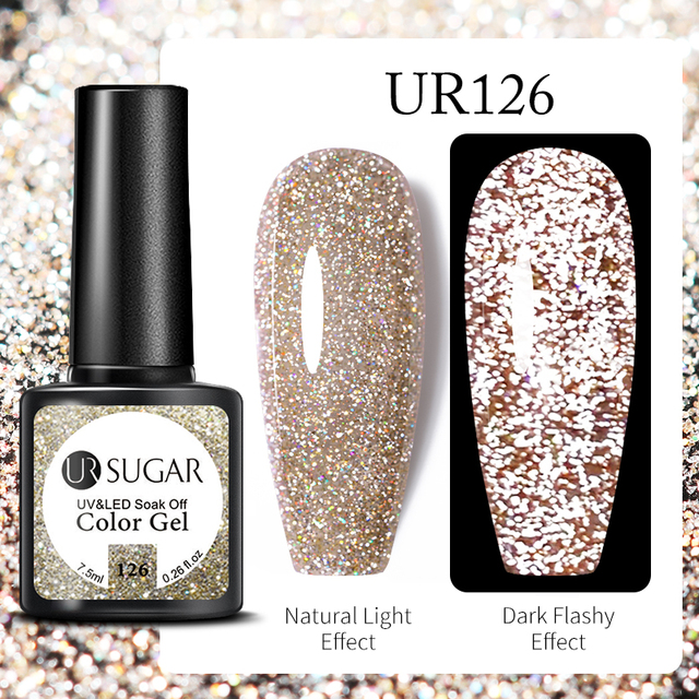 UR Sugar Milky White Gel Gel Polish 7.5ml Soak Off UV Gel Nail Polish Varnish Semi Permanent Nail Art UV LED Varnish