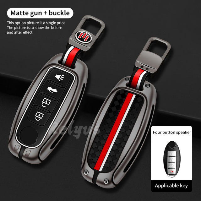 Zinc Alloy Car Key Cover Case For Nissan Qashqai J10 J11 X-Trail T31 T32 Kicks Tiida Pathfinder Murano Note Juke Remote Key Bag