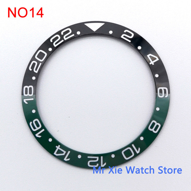 38mm watch strap high quality ceramic bezel insert for 40mm watch case accessories inner diameter 30.5mm