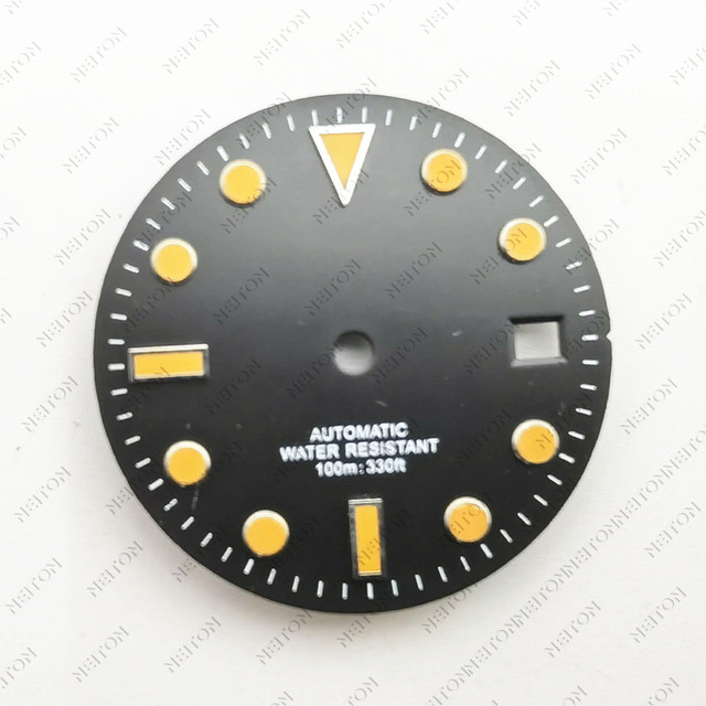 Niton 28.5mm Luminous Sterile Dial Watch Fit NH35 ETA 2824 2836 Miyota 8215 821A Mingzhu DG 2813 3804 Seagull 1612 Movement