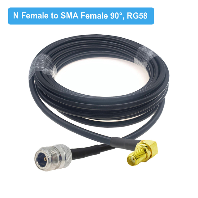 1pc RG58 N Type Male/Female to SMA Male Plug RF Coaxial Adapter Pigtail Cable RG-58 Extension Jumper Cord 15cm 50cm 1M 2M 5M