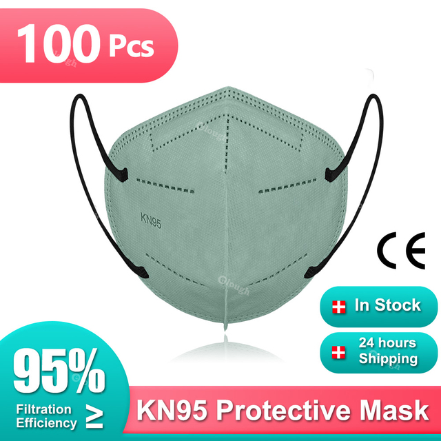 Kn95 certified mouth mask ffp2fan protective face mask safe healthy reusable mascarillas quiurgicas FPP2 gay