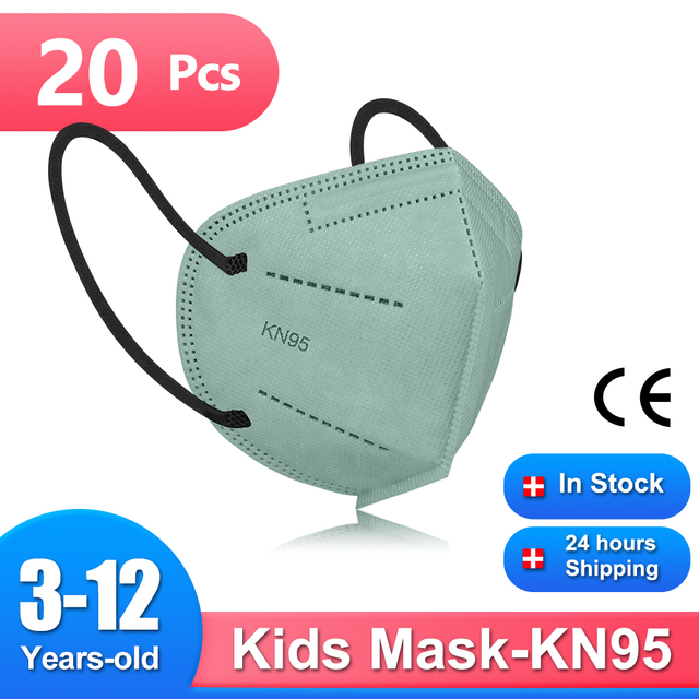 Morandi KN95 Baby Mask FFP2 Mascarillas FPP2 Certified Baby Health Protection Face Mask CE masque enfant ffp2fan niños FP2