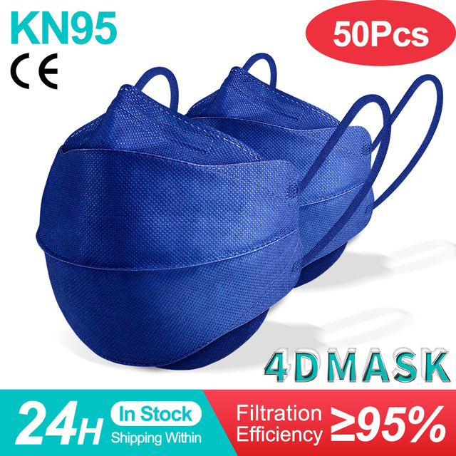 4D Mascarilla FPP2 Homolokada 4 Layers Respiratory Protective Face Mask CE KN95 Mascarillas Negras Reusable ffp2fan Certification