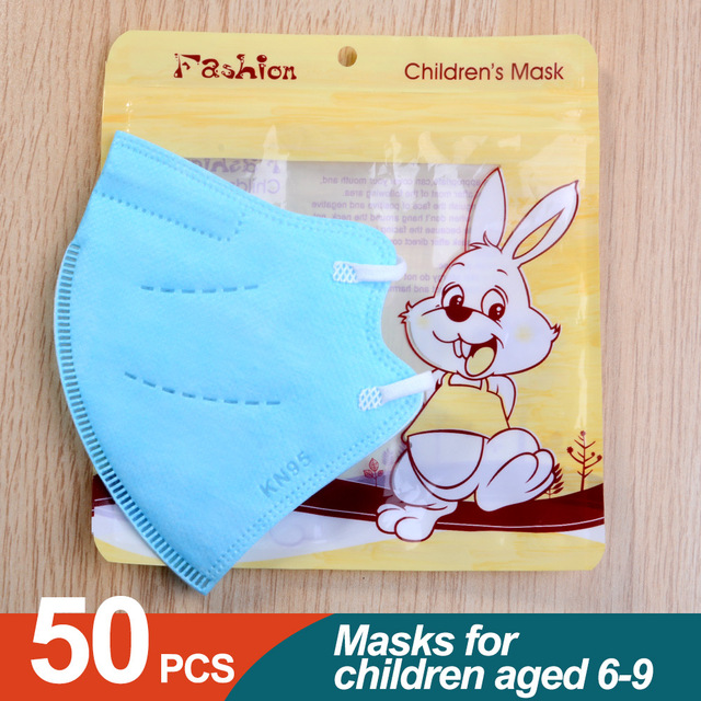 10/20/50pcs ffp2mask niños 6-9old mask for children kn95 mascarillas niños ce washable kids ffp2reutilizable fpp2 infantil masks