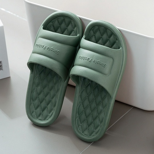 Female Home Slippers Summer Women Thick Platform Slides Women's Sandals Flip Flops Beach Sandal Mule Anti-slip Slippers for Men