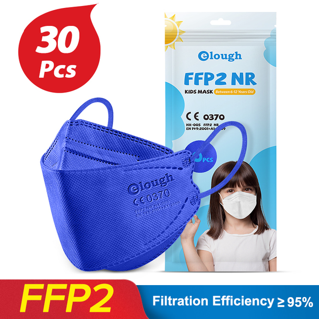 mascarillas ffp2 children kids KN95 mask ninos fpp2 colors homology ada spain ffp2maske 6-14 years boys girls protective gear