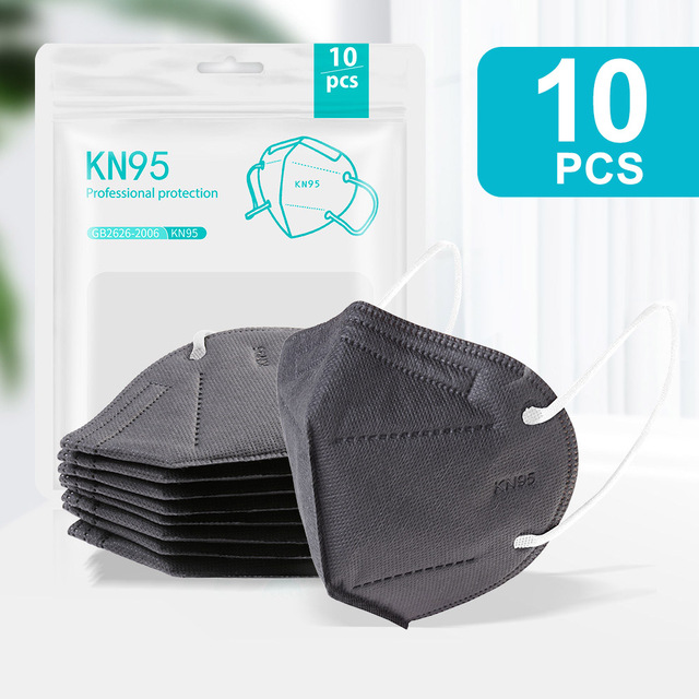 5-200pcs KN95 Mask 5 Layers Filter CE FFP2 Mascarillas ffp2masken Mouth Protective Reusable Face Masks Respirator Mask