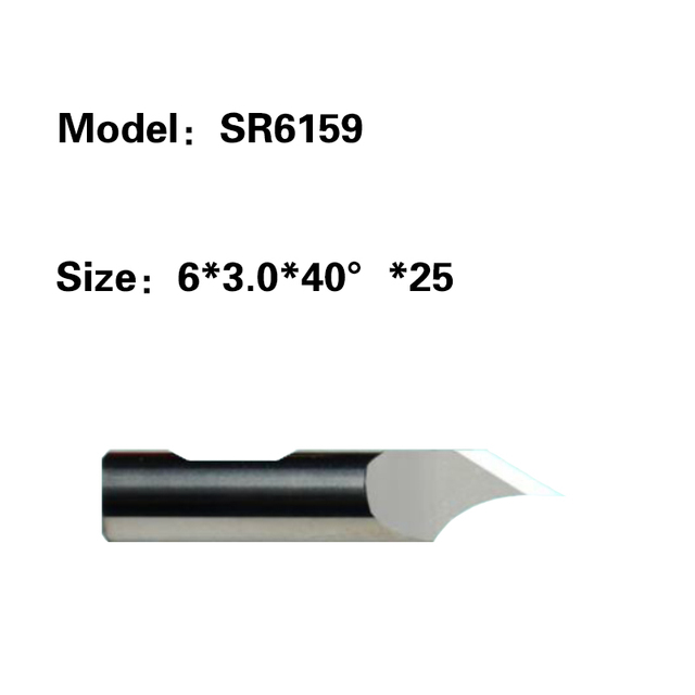 6mm Round Single Edge Tungsten Carbide Blades, ZUND, COMELZ, ATOM Cutter SR6303 SR6307 SR6310 SR6315 SR6316 SR6375