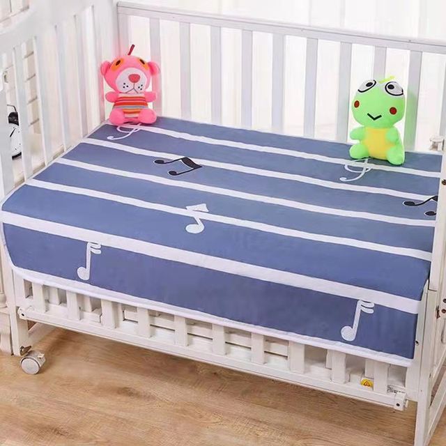 Waterproof Bed Sheet Baby Urine Changing Mat Cotton Reusable Infant Changing Diaper Mattress Cover Washable Newborn Crib Nappy Mattress