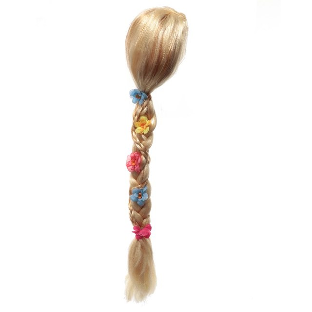 Princess Anna and Elsa Hair Bands for Girls 2 Wigs Fancy Party Accessories Princess Hair Decorations Christmas Hair Clips Kids Jewelry New Set