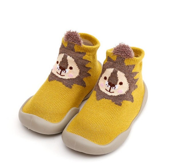 Unisex Baby Shoes First Shoes Baby Walkers Toddler First Walker Baby Girl Kids Soft Rubber Sole Baby Shoes Knit Socks Anti-slip