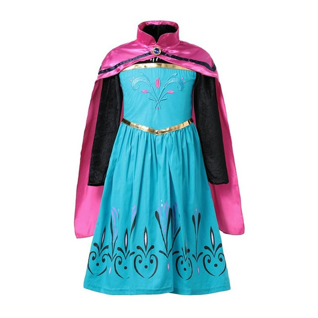 2022 Disney Princess Dress Mirabell Isabella Elsa Anna Dress Kids Party Costumes Kids Girl Clothes Kids Cosplay Outfits Encanto Frozen1/2