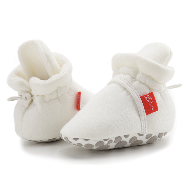 Winter Baby Boy Girl Socks Baby Shoes Socks Easy Wear Tight Hook and Loop Infant Newborn Walking Fluff Warm Moccasins Zapatos Bebe