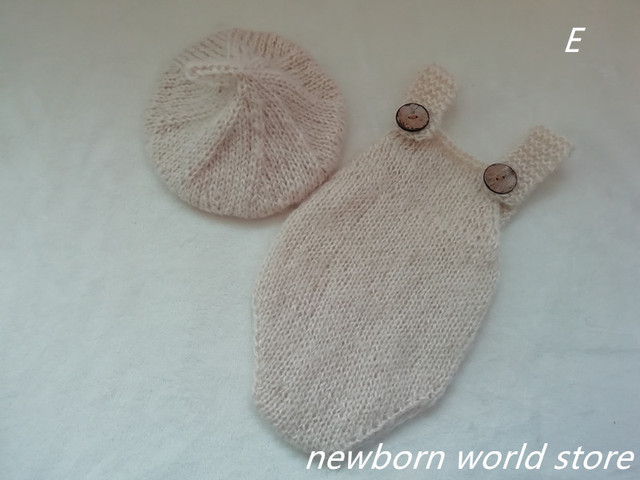 Newborn photography accessories, hat, hat and shorts