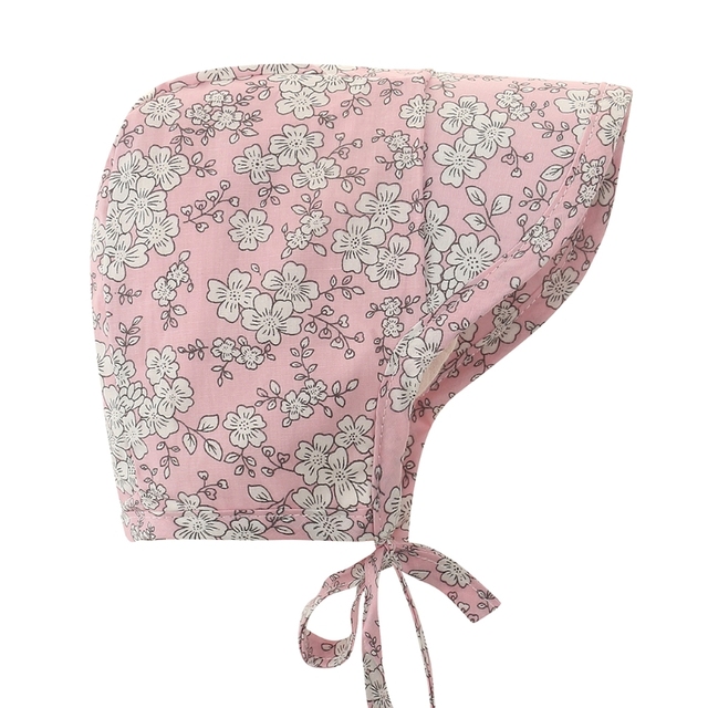 1PC Spring Summer Baby Cotton Floral Printing Sun Hat Infant Wide Brimmed Bonnet Outdoor UV Protection Beach Bucket