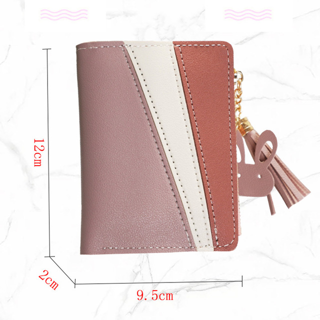 Women's PU Leather Wallet, Wallet, Card Holder, Necklace, Wallet, Card, Money Bag