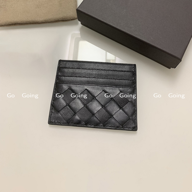 Go Go 100% Leather Credit Card Ultra-thin Brand Business Card Multiple Card Slots Simple Fashion Women Card Bag