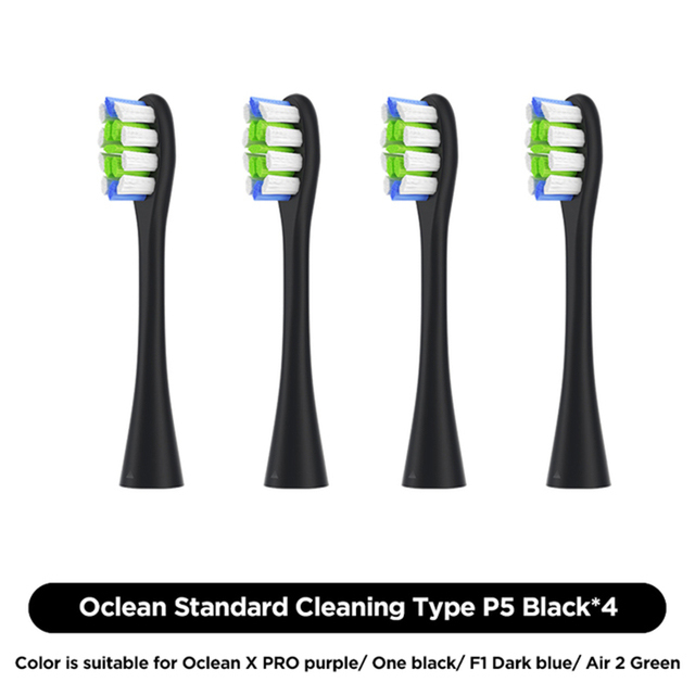 Oclean X Pro Elite/X Pro/F1/Air 2/One 2/4pcs Replacement Brush Heads for Electric Toothbrush Deep Cleaning Toothbrush Heads