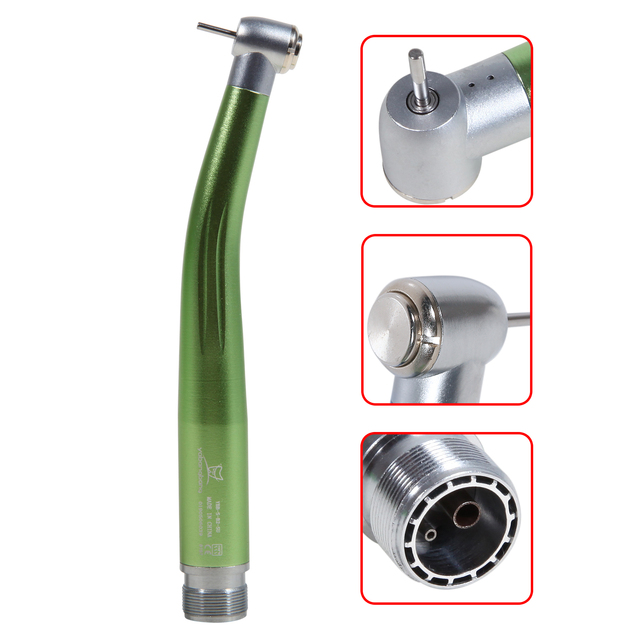 High Speed ​​Dental Handpiece, 2 or 4 Holes, Push Button, Standard Air Turbine, NSK Compatible Rotator/Cartridge