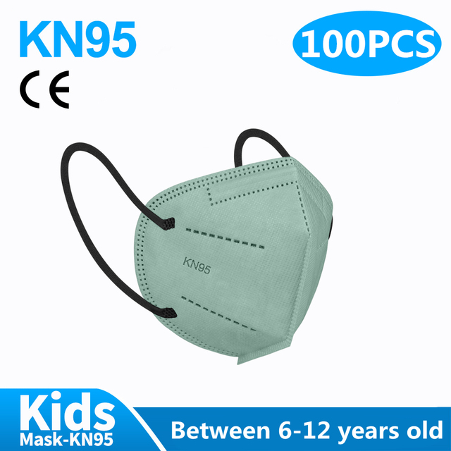 6-12 years old kids cubrebocas kn95 mascarillas ninos ffp2 mascarilla fpp2 homology ada infantil kn 95 security protection mask