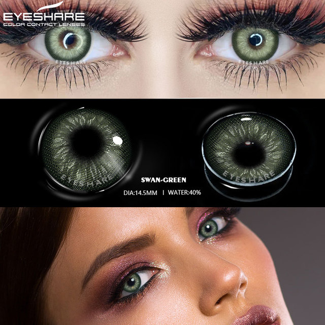 Eyeshare Colored Eye Lenses Annual Makeup Colored Eye Contact Lenses Eye Contact Lenses Cosmetic Colored Eyes Eyes Makeup