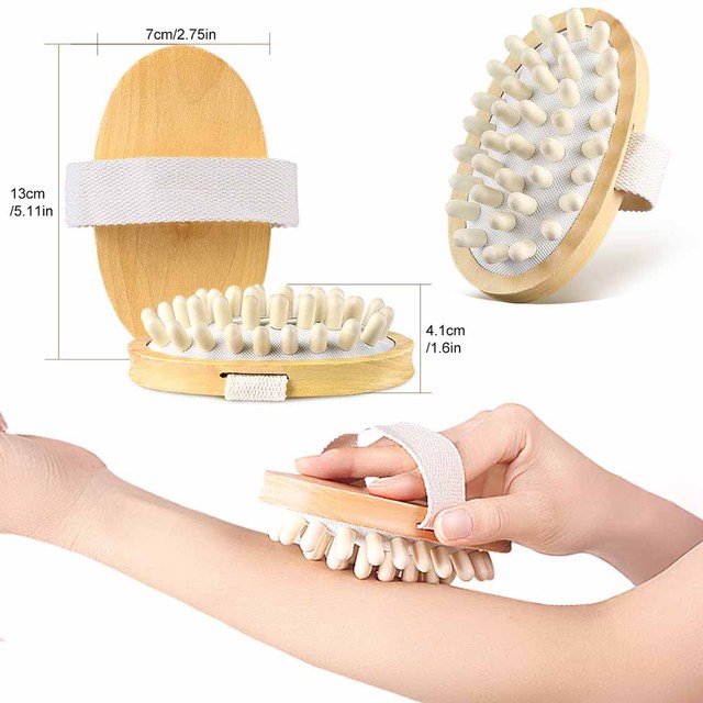 Tcare Wooden Body Foot Massager Device Reflexology Acupuncture Thai Massage Roller Therapy Scrap Meridians Lymphatic Health Care