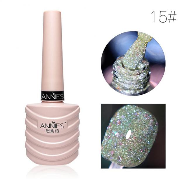 1pc Diamond Glue Nail UV Gel Semi Permanent Varnish Soak Off Matte Base Top Coat Nail Glue Diamond Glitter Nail Art TSLM1