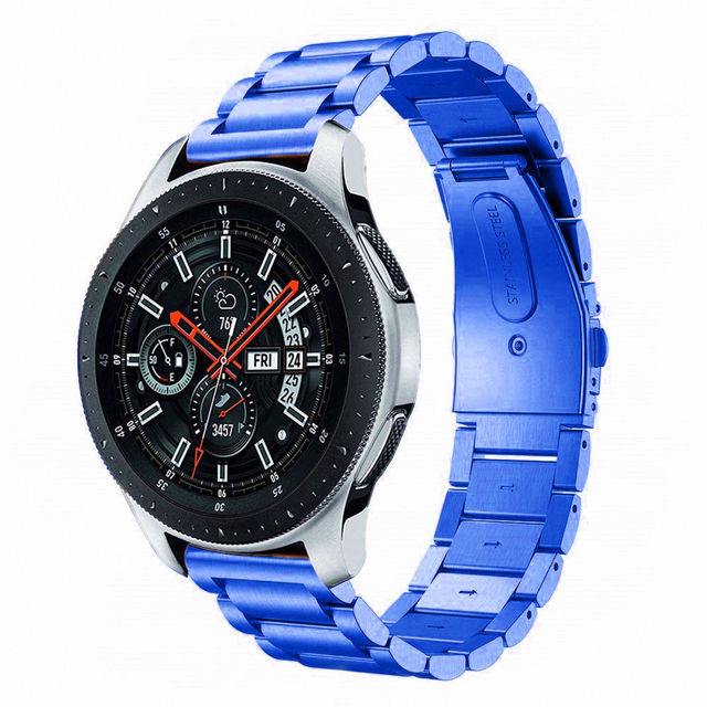 22mm Metal Strap for Samsung Galaxy Watch 3 45mm/Huawei Watch 3 GT3/Amazfit GTR Stainless Steel Strap for 20mm Galaxy Watch 4