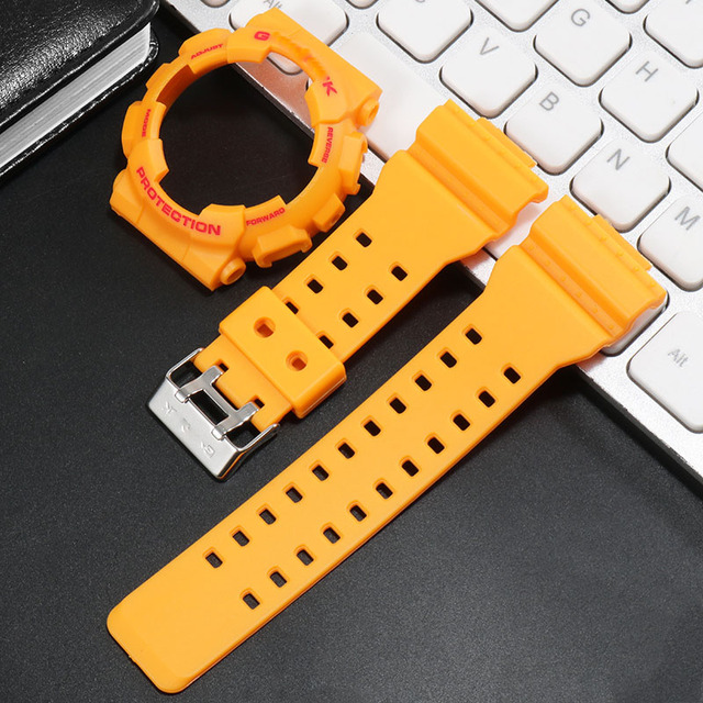 For G-SHOCK GA100 GA110 GA120 GD100 GD110 GD120 Watch Strap Watch Case Men Matte Wristwatch Sport Watch Silicone Case Strap