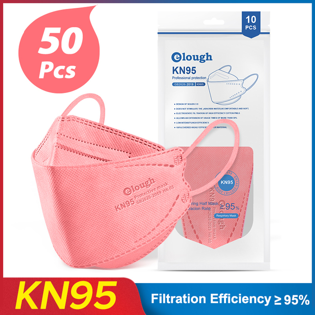 Mascarillas KN95 Mask for Adult FFP2 Certification Mascarilla ffp2mascherine FPP2 Korean KN95 Masks 4 Ply Reusable маска FFPP2