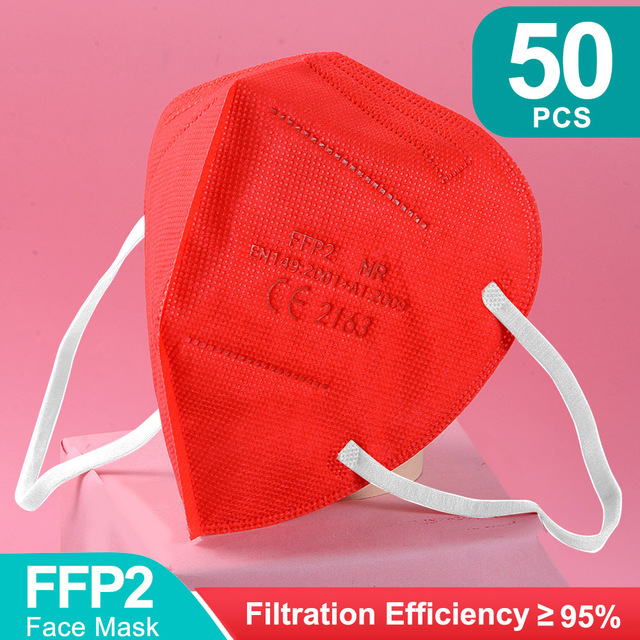 قناع ffp2 negras ffp2 متعدد الألوان ffp2 mascarillas kn95 mascarillas fpp2 قابل لإعادة الاستخدام ce قناع واقٍ الجهاز التنفسي fpp2 mascarillas