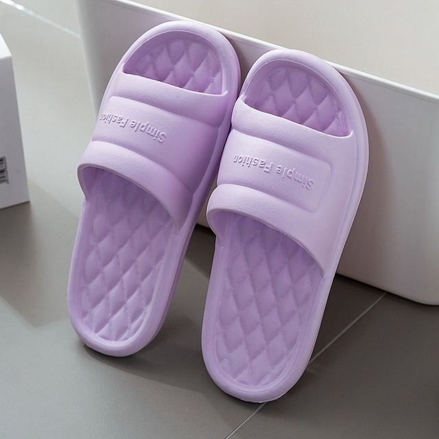 Female Home Slippers Summer Women Thick Platform Slides Women's Sandals Flip Flops Beach Sandal Mule Anti-slip Slippers for Men