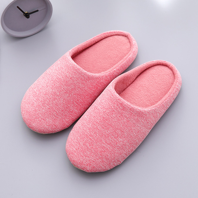 Couple Home Slippers Soft Comfortable Cotton Slippers Men Women Warm Breathable Indoor Slippers Silent zapatos mujer zapatillas