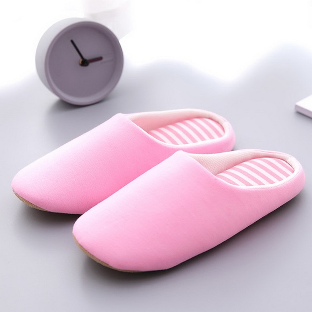 Hot Waterproof Non-slip Home Slippers Men Winter Warm Women Indoor Non-slip Ladies Soft Slippers Memory Foam Couples Shoes