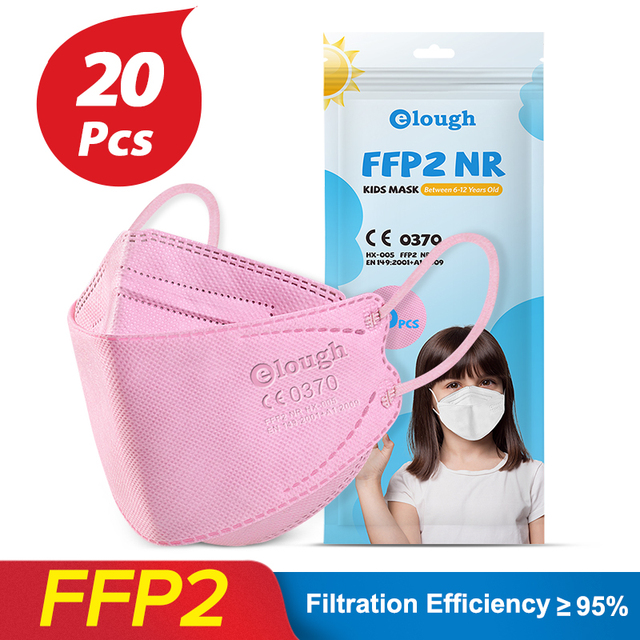 mascarillas ffp2 ninos homolucada kids mask approved hygienic children protective breathing face masks boys girls fpp2 masque