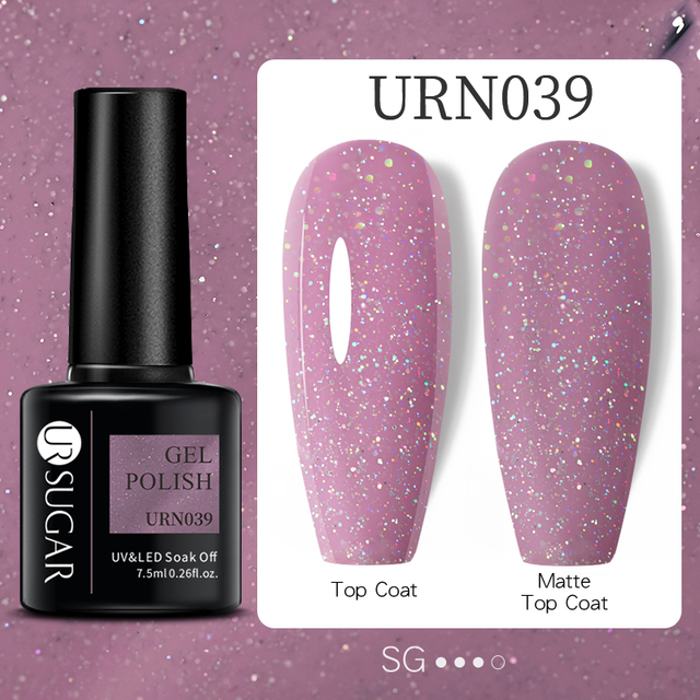 UR SUGAR 7.5ml Nude Pink Gel Nail Polish Soak Off UV LED Semi Permanent Gel Varnish All For Nails Art Design Manicure