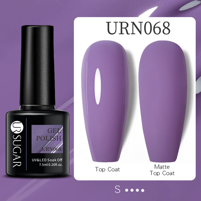 UR SUGAR 7.5ml Purple Series Gel Nail Polish Reflective Laser Gel Glitter Semi Permanent Lamp Varnish Soak Off Nail Art Design