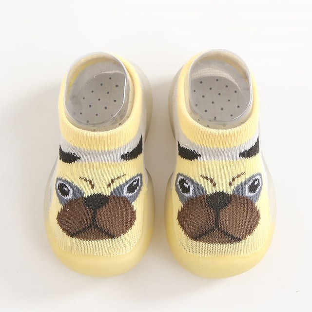 Baby sock shoes anti-skid spring autumn cartoon animal breathable shoes baby girl baby boy soft TPE sole baby boy casual shoes