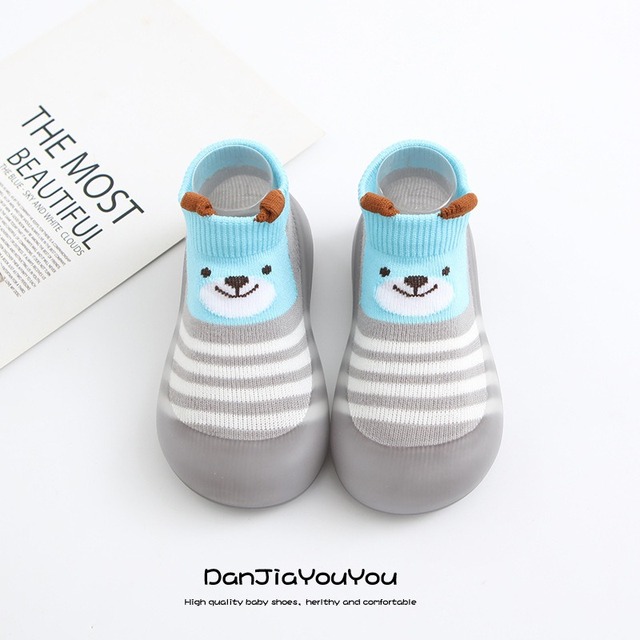 Baby Boy Girl Shoes Autumn Winter Spring Infant Nonslip Sock Baby Soft Rubber Sole Sock Toddler Shoes Anti-slip Floor Socks Shoes