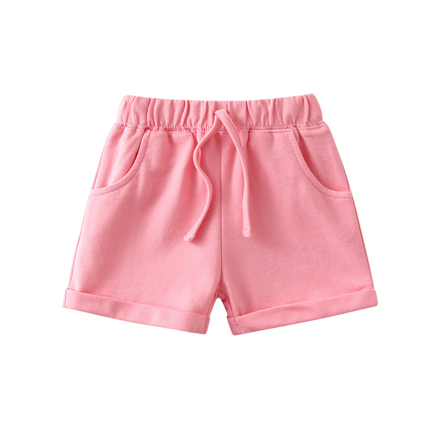 Children's cotton beach shorts, boys and girls' casual shorts, children's summer clothes