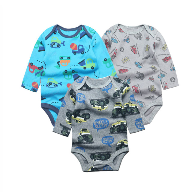 3pcs/lot Newborn Baby Underwear Set 100% Cotton Baby Boys Girls Pajamas Infant Clothes Long Sleeve Underwear Baby Clothes