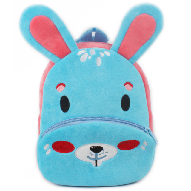 Children Plush Backpack School Bags For Baby Boy Girl Cute 3D Cartoon Animal Kids Backpacks Kindergarten Small Book Bag