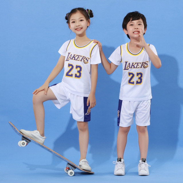 Baby boy basketball uniform outdoor sportswear 3-12 years old girls youth short suit summer children designer clothes set