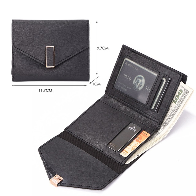 Women's PU Leather Wallet, Wallet, Card Holder, Necklace, Wallet, Card, Money Bag