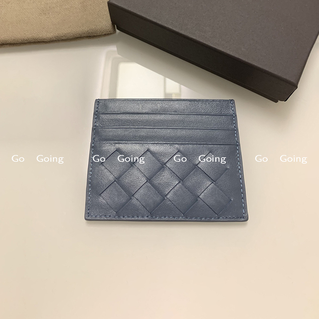 Go Go 100% Leather Credit Card Ultra-thin Brand Business Card Multiple Card Slots Simple Fashion Women Card Bag