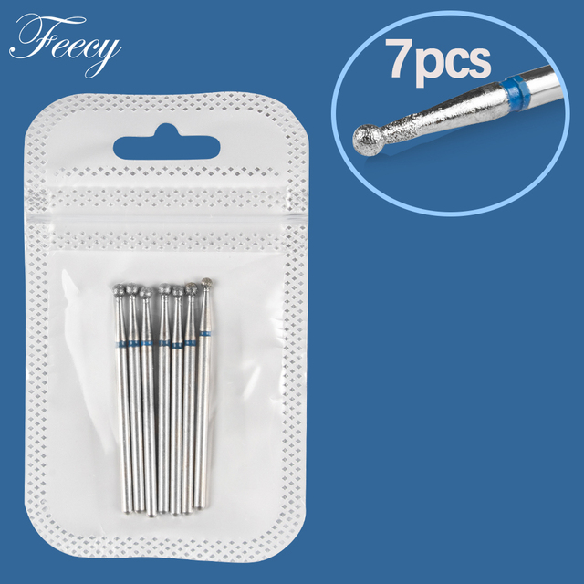 7/8/10pcs Diamond Nail Drill Bits Set Milling Cutter Manicure All About Nail Machine Bits Kits Nail Files Decorations