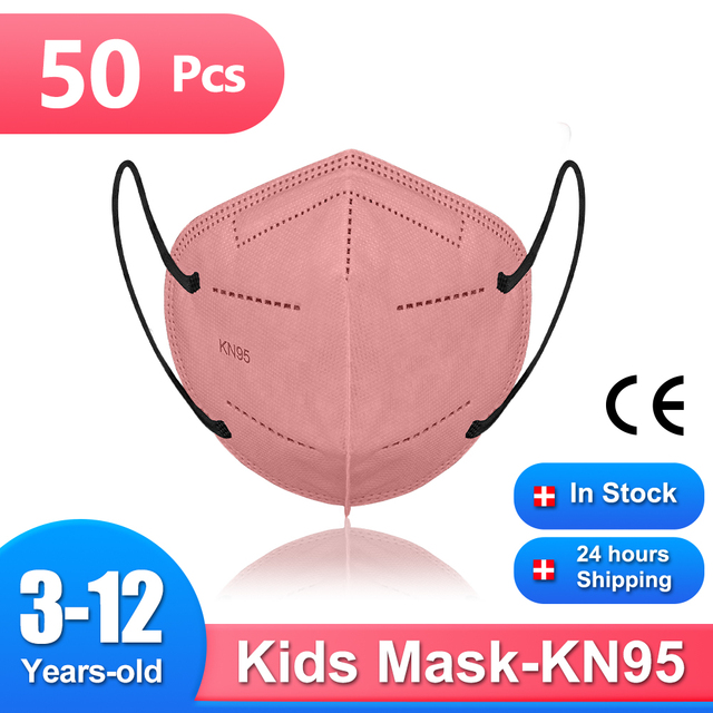 Children FFP 2 Masks 4-12 Years Mascarillas FPP2 Ninos homology ada Spain 5 Layers KN95 Children Masks Morandi ffp2fan Child