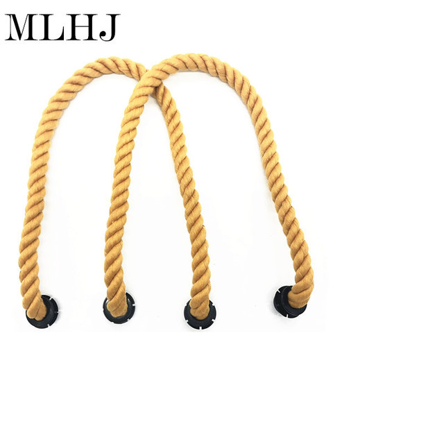 45cm/50cm/65cm/75cm cotton and hemp rope bag handles for obag bag handles accessories use