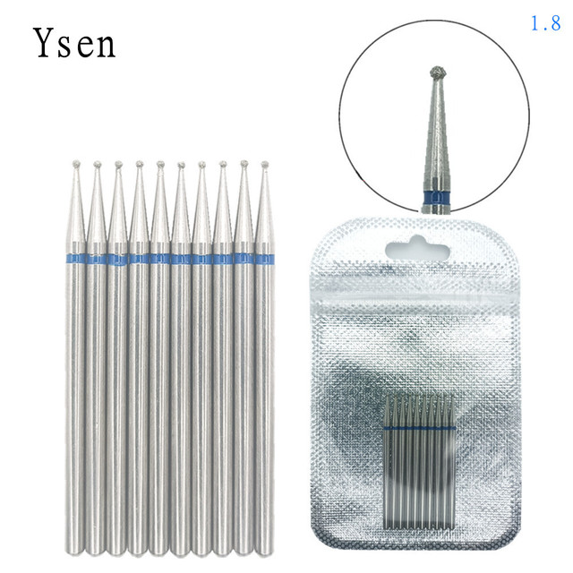 10pcsSet Diamond Nail Drill Bit Artery Electric Cutters For Pedicure Manicure Files Cuticle Burr Nail Tools Accessories